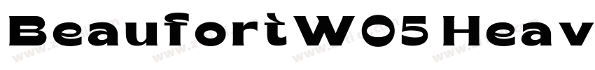 BeaufortW05 Heavy Re字体转换